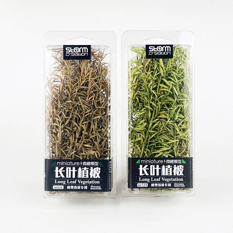 [Lote directo de fábrica] hoja larga vegetación caña modelo DIY escena simulación árbol bambú pequeño árbol arbusto producción