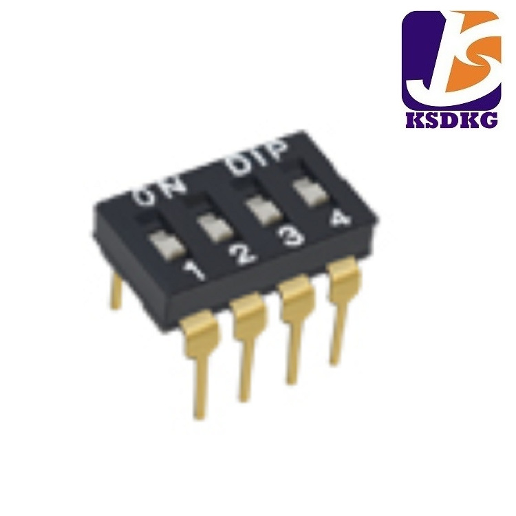 现货供应迷你小型 4位拨动开关 琴键开关 编码开关