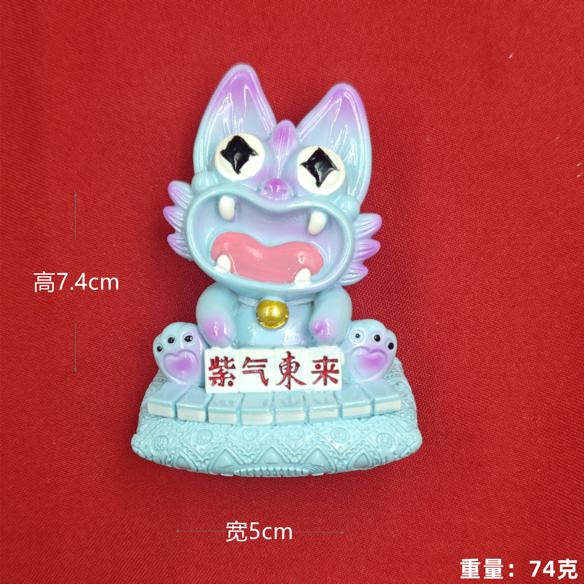 Colorido Yunnan auspicioso gato de azulejos refrigerador pegatinas de turismo conmemorativo PR regalo creativo fábrica de decoración directa image 16