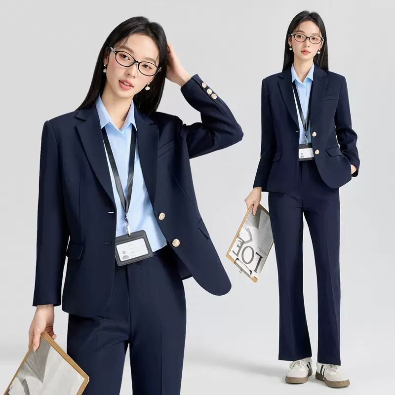 西装外套女2026新款气质大学生公考面试正装工作服职业装西服套装