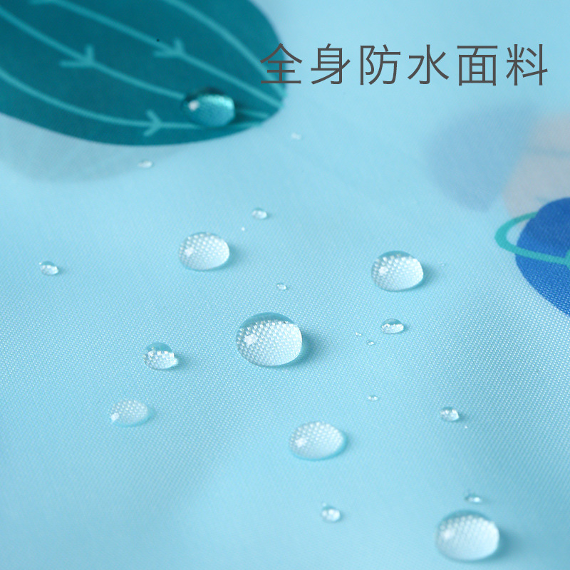 Children's painting smock waterproof and anti-dirty baby eating clothes painting apron long-sleeved art for kindergarten spring and summer
