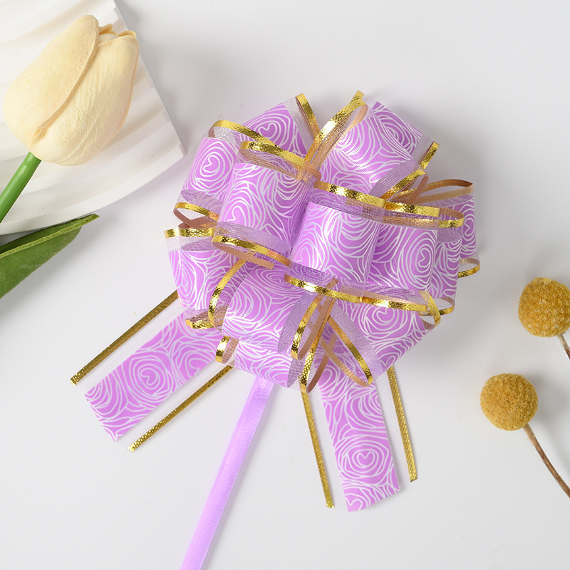 Transfronterizo tamaño medio 30 rosas de nieve esféricas de flores de Navidad regalo de flores de embalaje de flores de dibujo de cinta de flores de dibujo