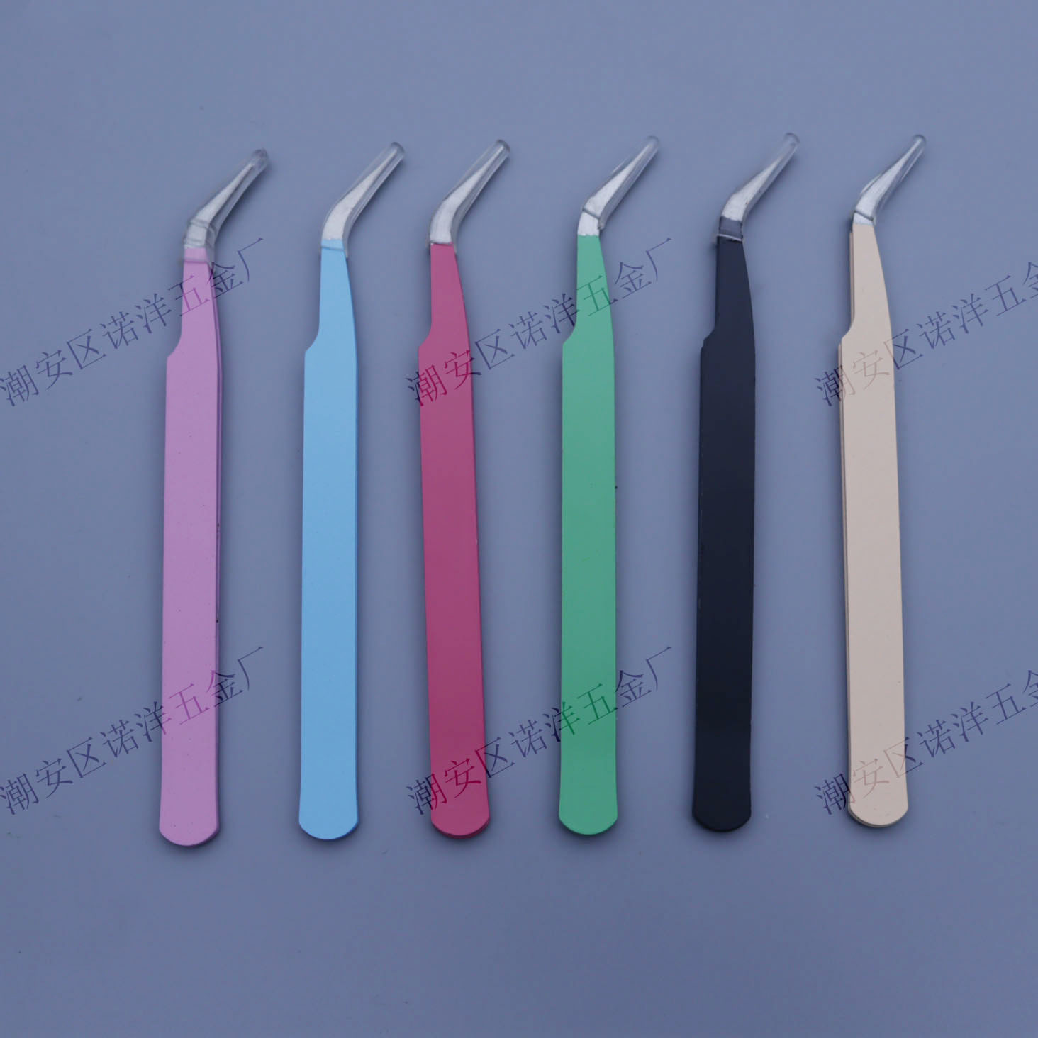 马卡龙配色不锈钢尖头镊子和纸手账镊子嫁接睫毛初学者工具夹子