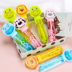 Cartoon children's bubble wand blowing bubble toy girls trumpet handheld machine wholesale refill concentrate water mini