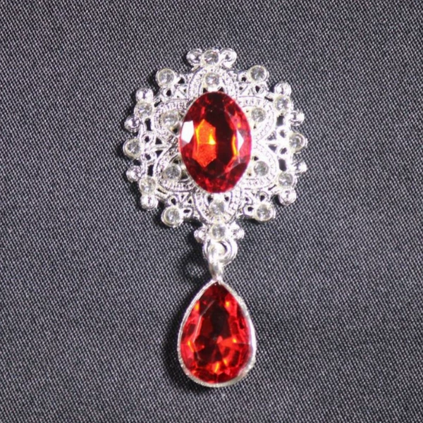 Silver background red
