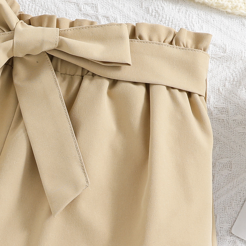 Ensemble haut et short à manches courtes pour enfants, vêtements d'été pour filles de 10 à 12 ans, nouvelle collection 2024_voghion.com