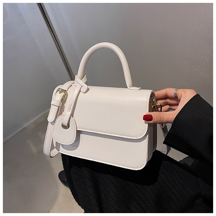 This Year's Popular Small Bag Women's Bag 2021 New Fashionable Simple Retro Messenger Bag Popular Autumn Portable Small Square Bag display picture 7