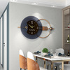 Modern and minimalistic wall creative watch for living room, fashionable decorations, light luxury style, internet celebrity