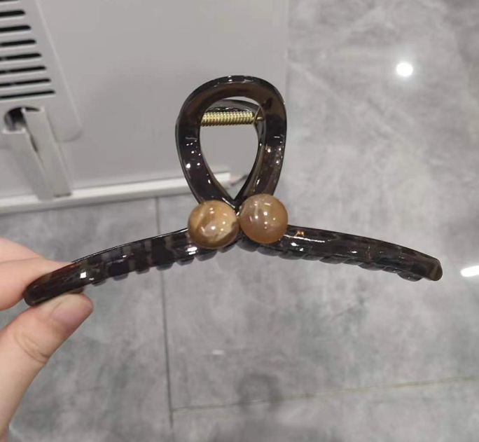 Otoño y invierno gracioso clip de agarre grande más simple clip de pelo de viento para mujeres detrás de la cabeza clip de pescado de alta calidad tocado