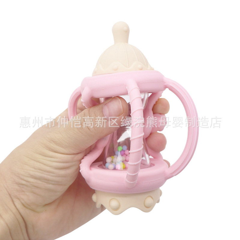宝宝曼哈顿手抓球软胶摇铃床铃磨牙牙胶安抚咬咬乐0-3岁婴儿玩具|undefined