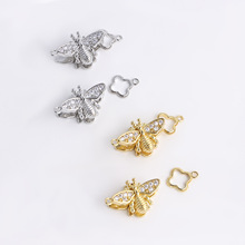 �߱�ɫ18K������ʯ�۷䰴�����ɿ�������B�ӿ�diy�Ʒ���