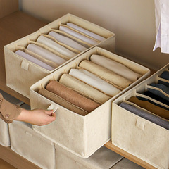 Closet Drawer Storage Box, Divided Storage Container, Clothes and Pants Storage Organizer, Household Sorting Storage Box