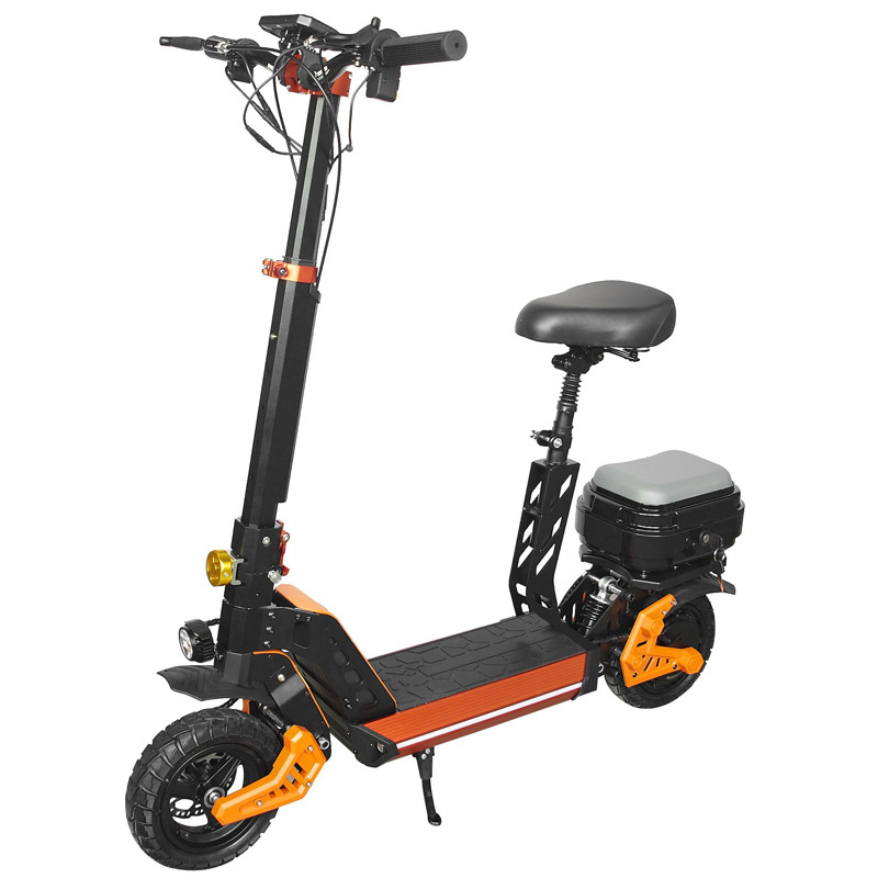 Customized Cross-Border Electric Scooter for Adults, Foldable Lithium Rechargeable Two-Wheel Pedal Electric Scooter