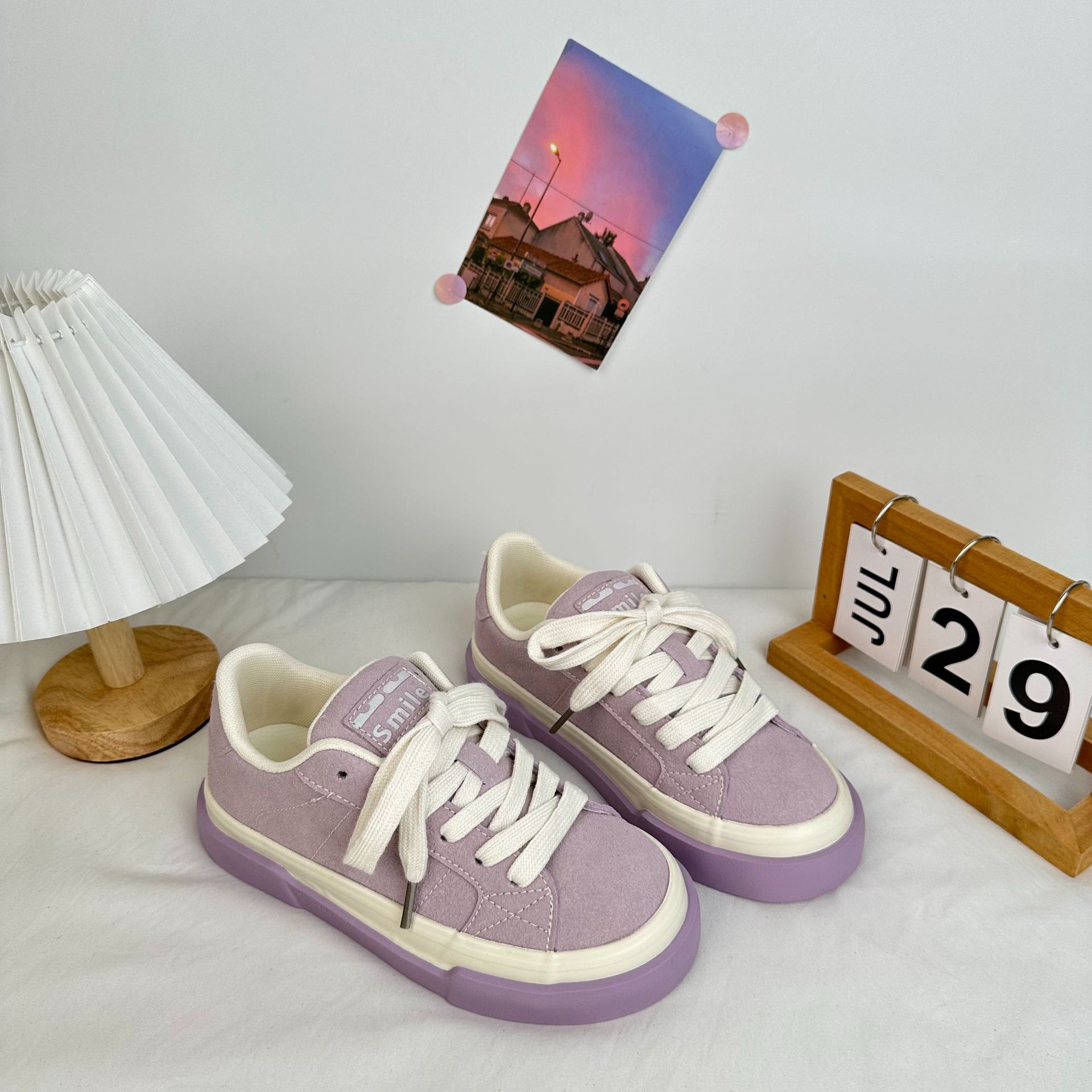 2024 yuanbo otoño nuevo estilo de zapatos de skate de entrenamiento de estilo coreano zapatos de lona de moda de mujer transmisión en vivo zapatos de mujer image 9