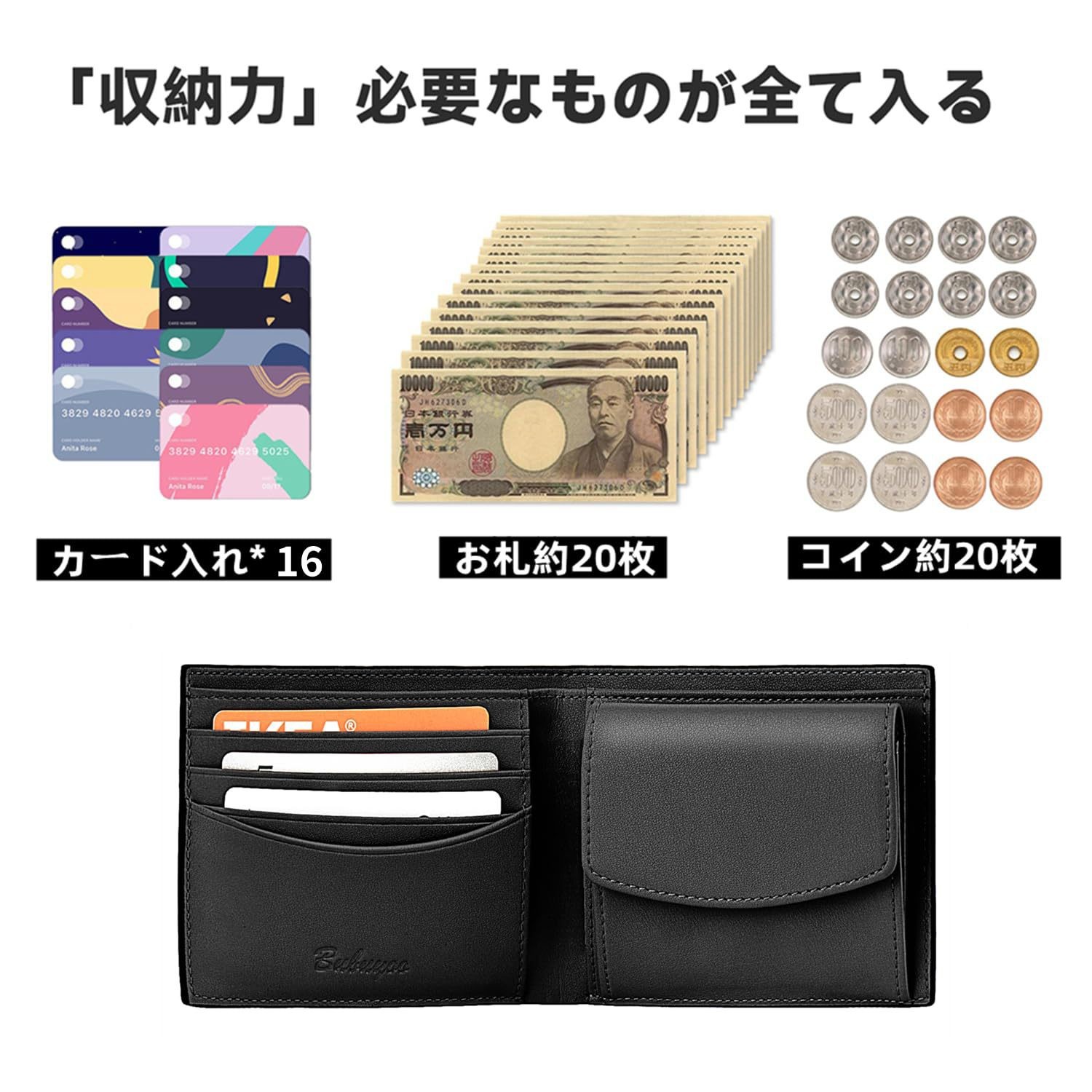 Cartera de negocios japonesa Rakuten transfronteriza personalizada Monedero de posición de moneda para hombres Cepillo antirrobo Cartera de cuero de primera capa