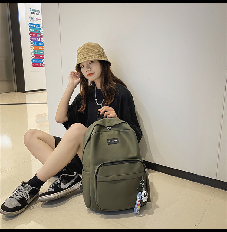 Schoolbag Korean Version Of The Large-capacity Travel Simple Backpack New Fashion Student Backpack display picture 55