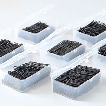 影楼气质简约U型发夹加粗盘发固定一字卡子黑色头饰发饰