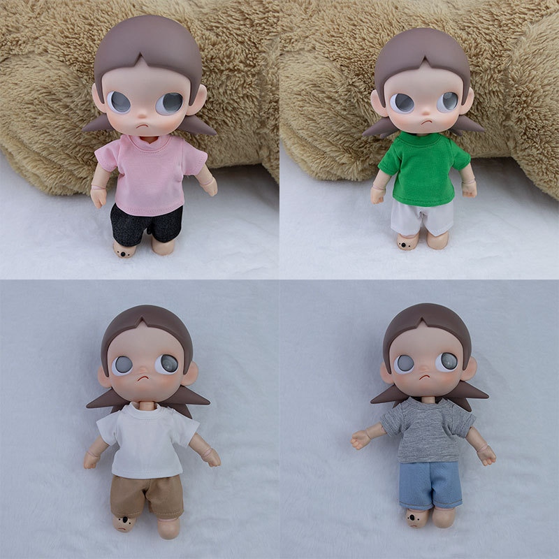 Zsiga Gazi Sister Doll Clothes Bjd 1/8 Doll Jointed T-Shirt Jeans Casual Pants Doll Outfit Pants