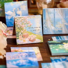 纸先生三享装便签（全烫金）画中银河系列 学生留言办公记事便签