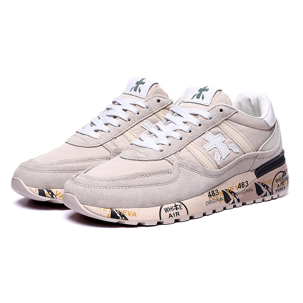 Comercio exterior transfronterizo nuevos zapatos masculinos premium, suela gruesa transpirable, zapatos deportivos casuales de cuero anti-pelú.