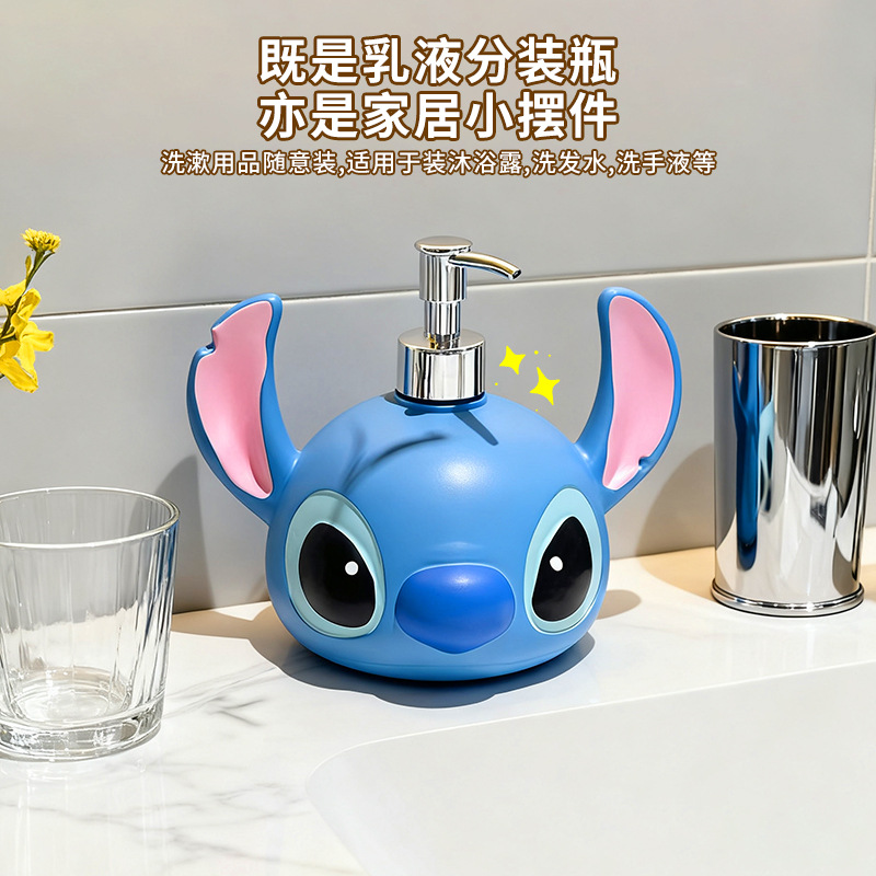 Botella de emulsión con forma de muñeca de cabeza grande botella de presión gran botella vacía champú botella de agua