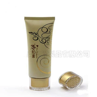40亚克力顶部网格扁盖（修颜霜、平衡霜）100-160ml 化妆品包材