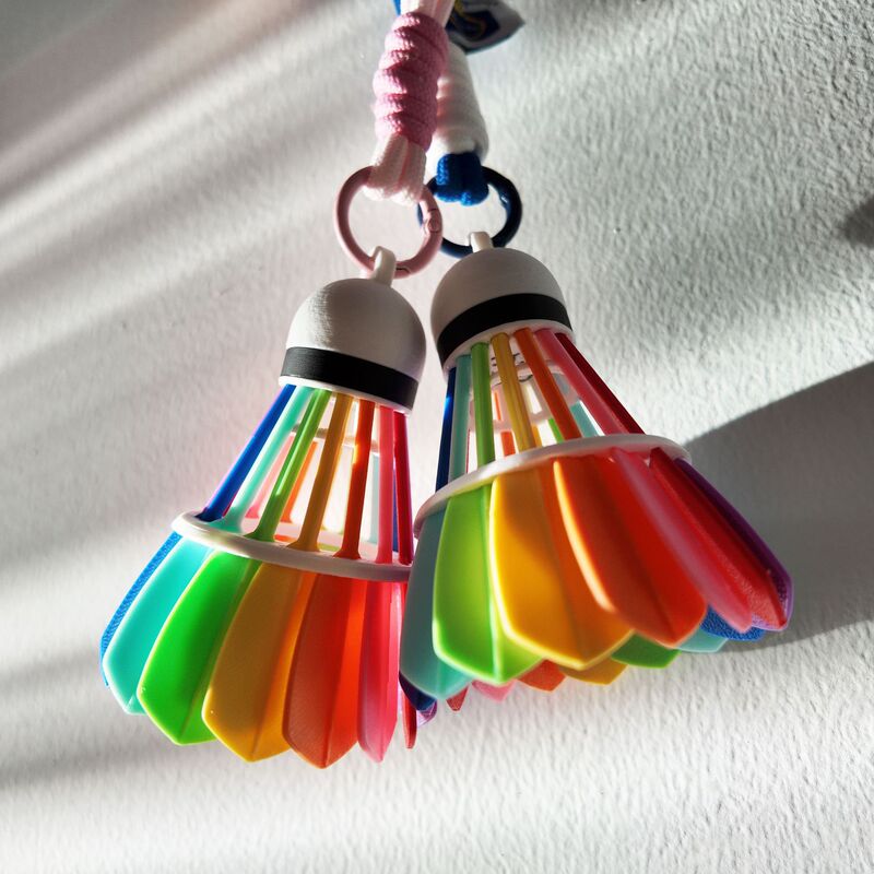 3D Printed Little Red Book Dopamine Rainbow Badminton Bag Pendant Ins Style Ball Bag Pendant Gift 3D Printed Little Red Book Dopamine Rainbow Badminton Bag Pendant Ins Style Ball Bag Pendant Gift