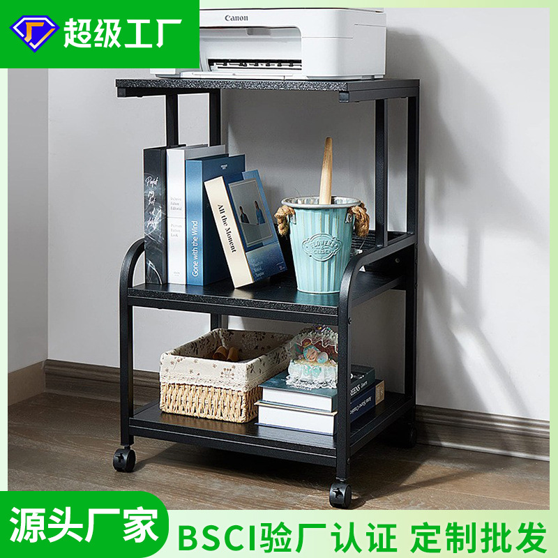 국경 간 프린터 선반 사무실 보관 랙 복사 랙 이동식 호스트 다층 바닥 보관 랙 사이드 테이블