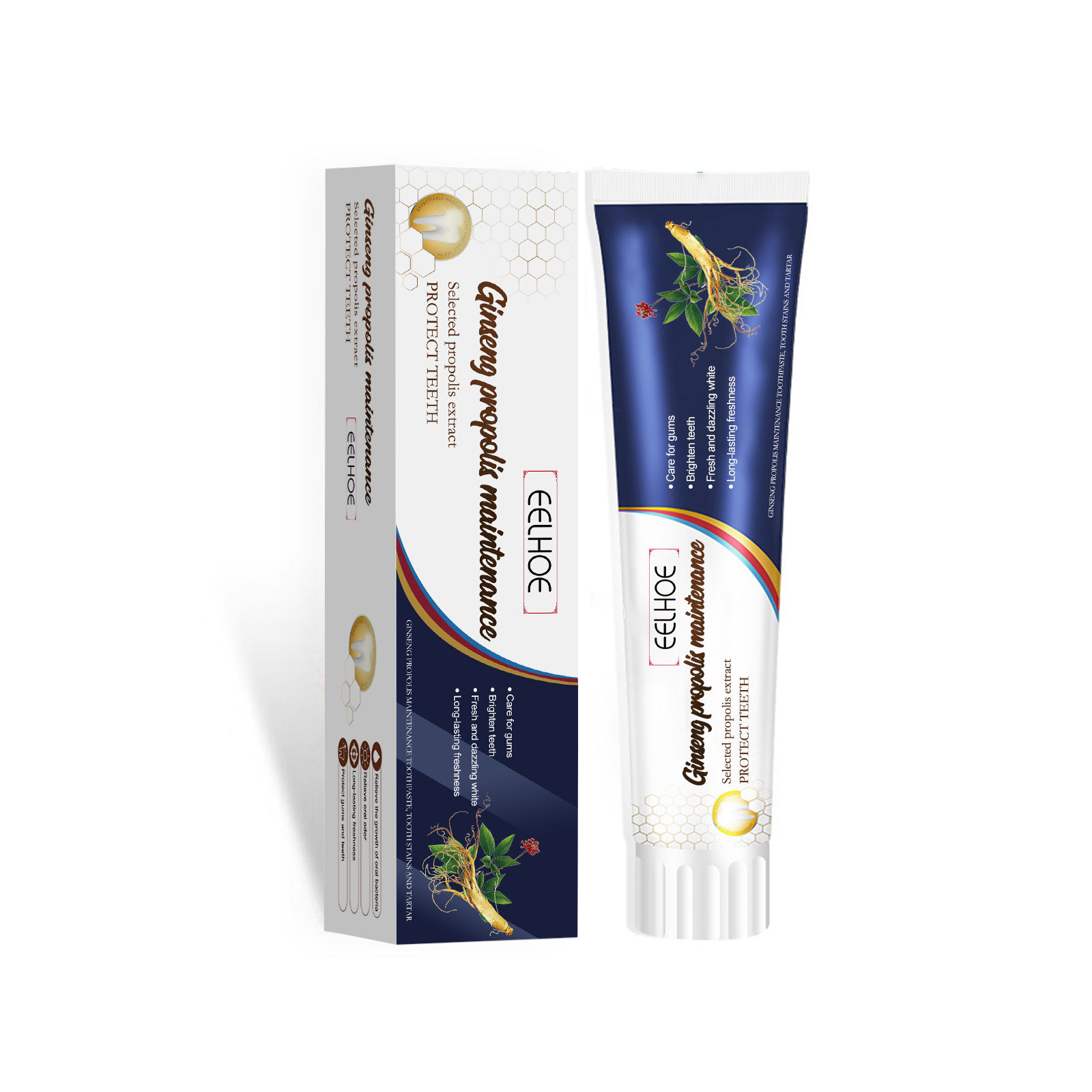 Ginseng Propolis Whitening Toothpaste For Teeth And Gum Care_voghion.com