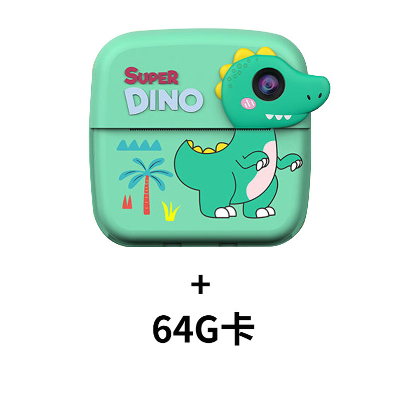Nuevas cámaras de impresión digital transfronterizas de alta definición, unicornio, dinosaurio, mini niño, instantáneamente.
