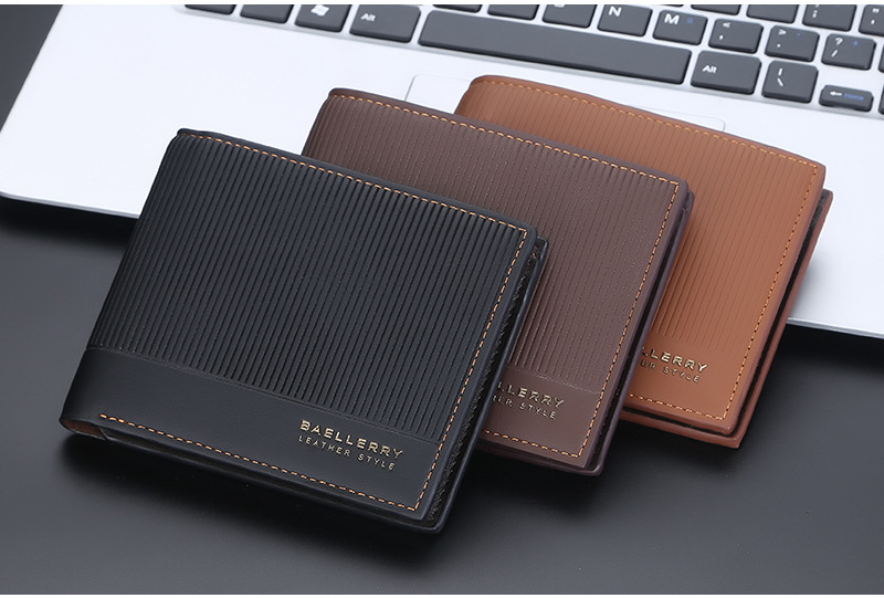 Men's Solid Color Pu Leather Open Wallets display picture 1