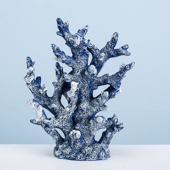 Mediterranean artificial resin coral jewelry hallway wine cabinet desk hotel home decoration decoration fish tank coral