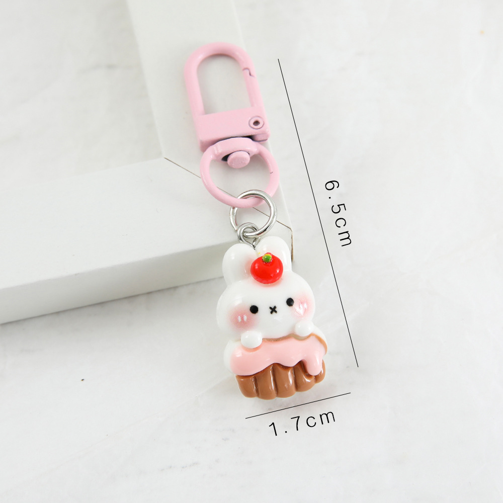크리스마스 토끼 키링/케이크 토끼