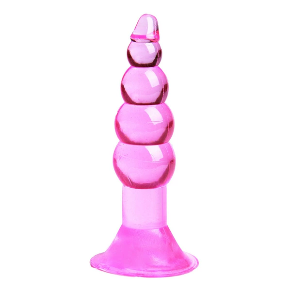 Sucker with beads-transparent powder
