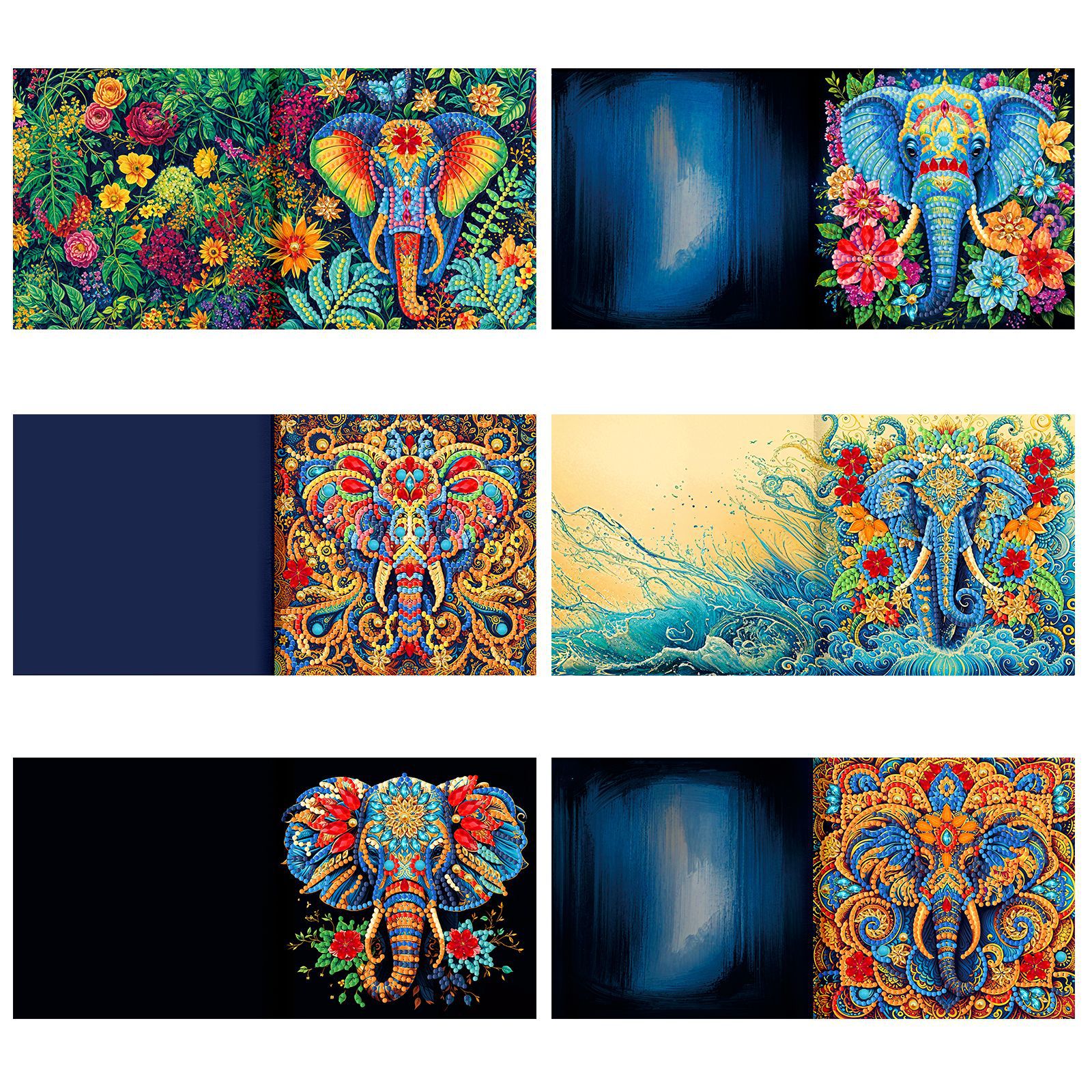 Diamante pintado periferia mariposa diamante tarjeta de felicitación exclusiva mano puntuación perforada puede ser distribuida al por mayor