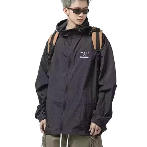 Men's Jacket, Spring and Autumn 2025 New Style, Windproof and Waterproof Outdoor Hiking Windbreaker, Color-blocked