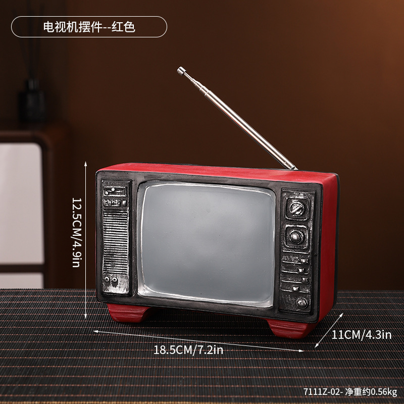 7111Z-02-TV 장식품--레드