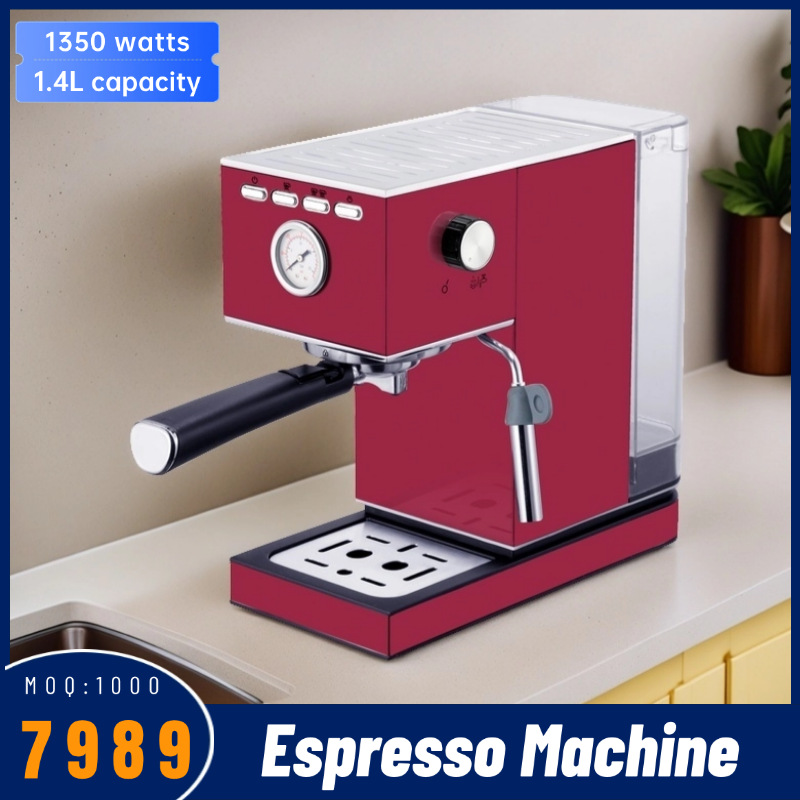 Máquina de café de leche a vapor semiautomática para uso doméstico concentrado semiautomático italiano