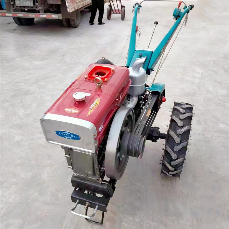 12马力手扶拖拉机可配电启动 自走式果园菜园开沟机 起垄机