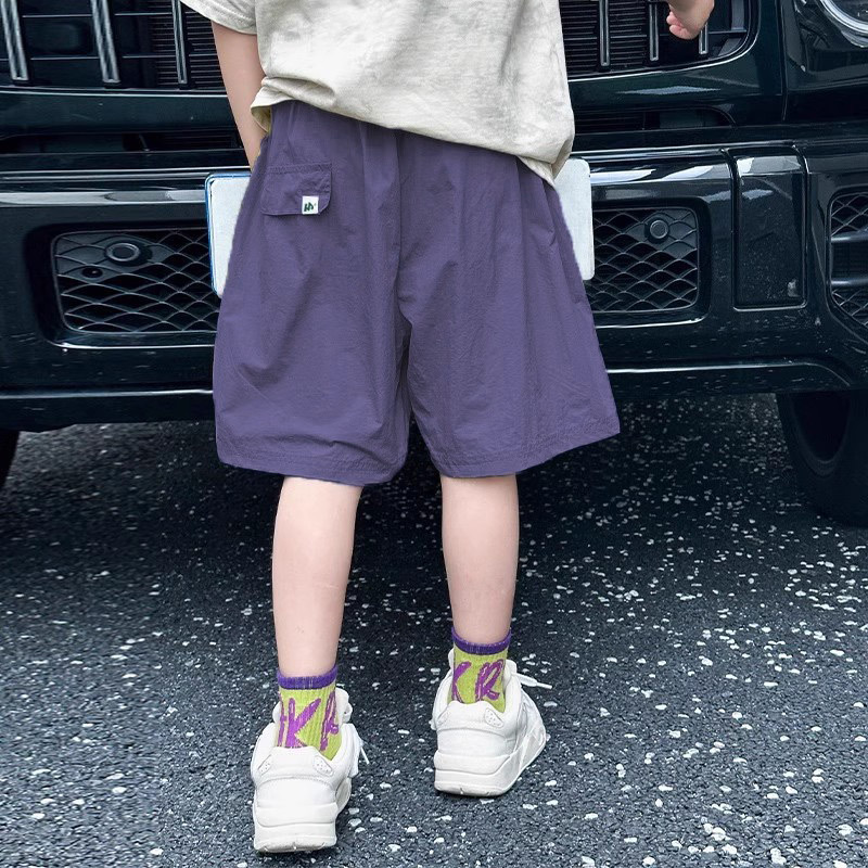 보라색 8색 반바지