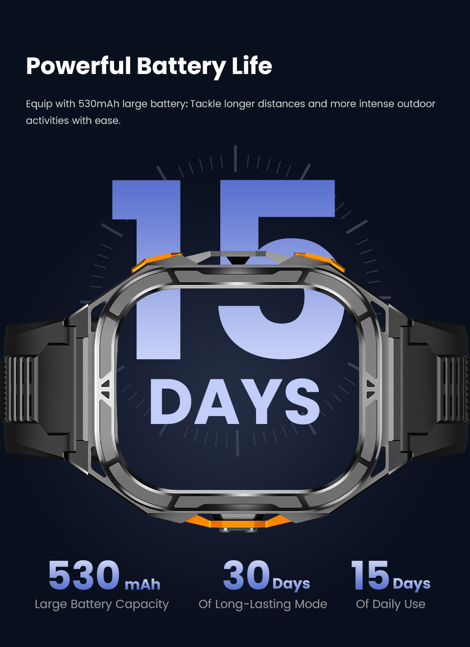 Smartwatch X5 Rugged Outdoor Gps With Amoled Screen And Compass_voghion.com