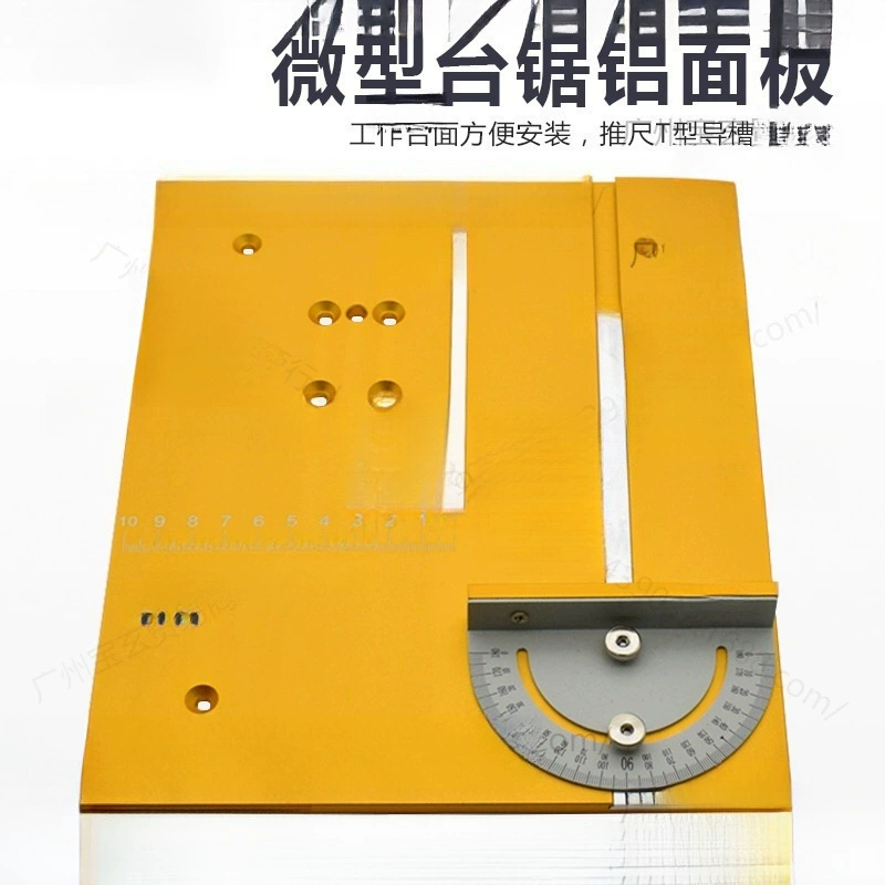 Миниатюрная электрическая настольная пила, аксессуары для деревообработки, настольный верстак, панель, миниатюрная бытовая настольная пила, угольник