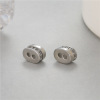 Palladium Diamond Separated beads Septa Pig nose Beading silvery Bracelet Necklace Beading parts diy Jewelry materials