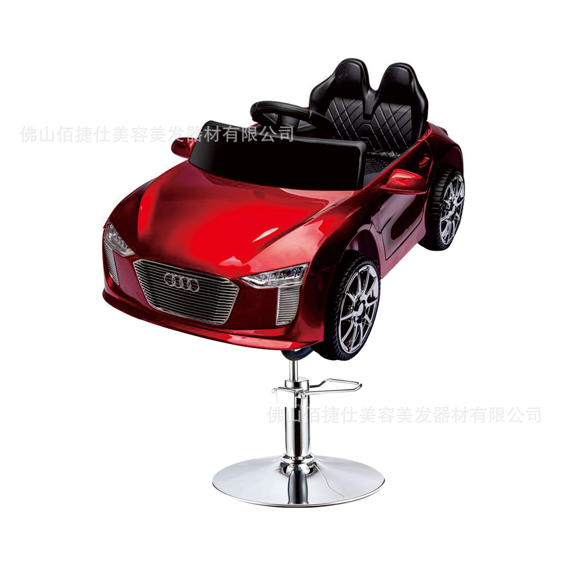 Asiento eléctrico de barbero infantil silla de barbero de automóvil elevación silla giratoria música barbero de automóvil para niños silla de corte de pelo para niños
