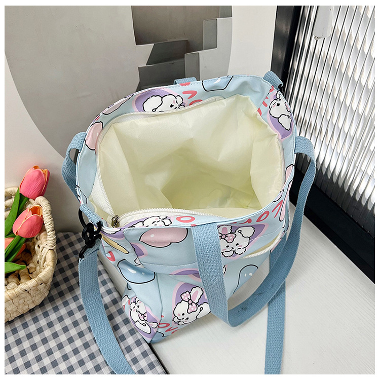 Large-capacity single-shoulder crossbody handbag, A4 for primary and secondary school students' after-school tutoring, cute cartoon interest class, super adorable crossbody bag undefined