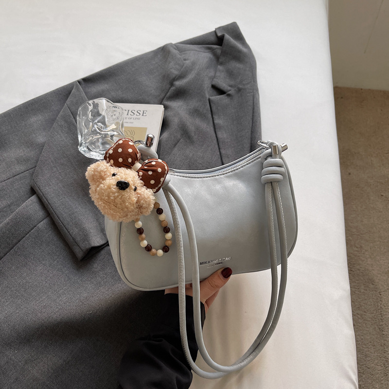 Bolsa de brazo de moda retro para mujeres 2026 primavera nueva simple diaria bolsa de bolsas de bolsillo de alto valor coreano hombro único
