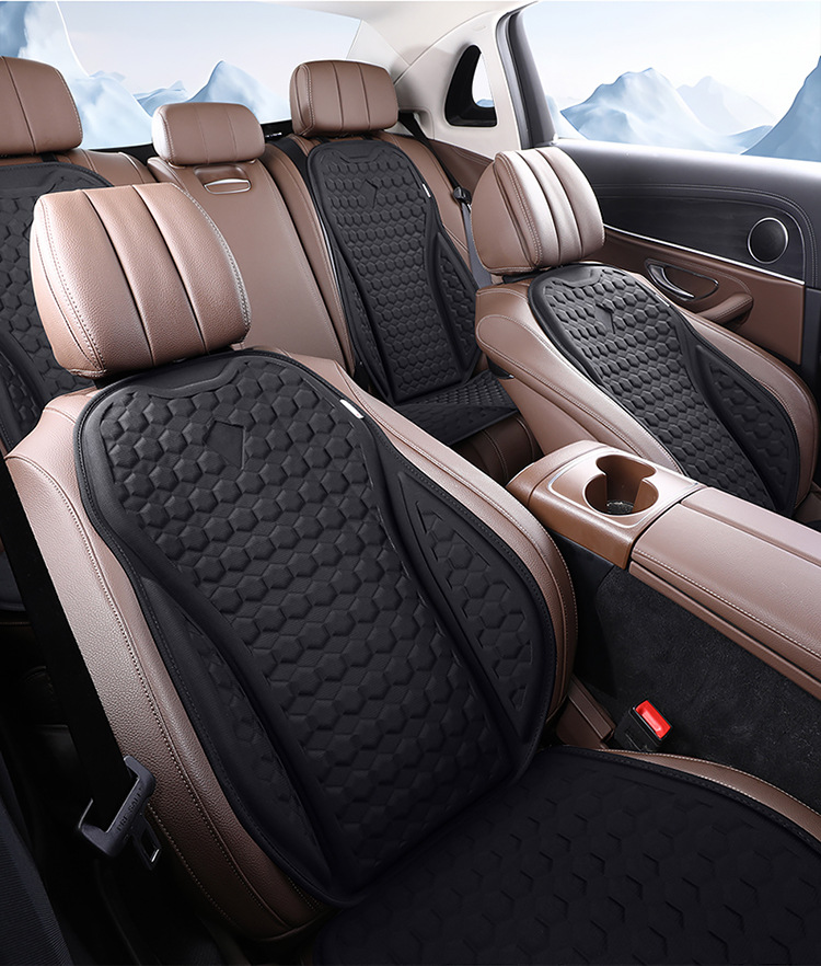 Summer Car Cool Cushion Monolithic Gel Seat Cushion Honeycomb Breathable Silicone Cool Car Cushion Office Cushion