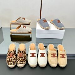 高品质~25年新款包头平底半拖鞋编织麻绳底渔夫鞋勃肯半托凉拖鞋