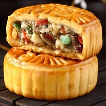 广式月饼老五仁月饼老式大五仁月饼散装纯手工多口味月饼批发包邮