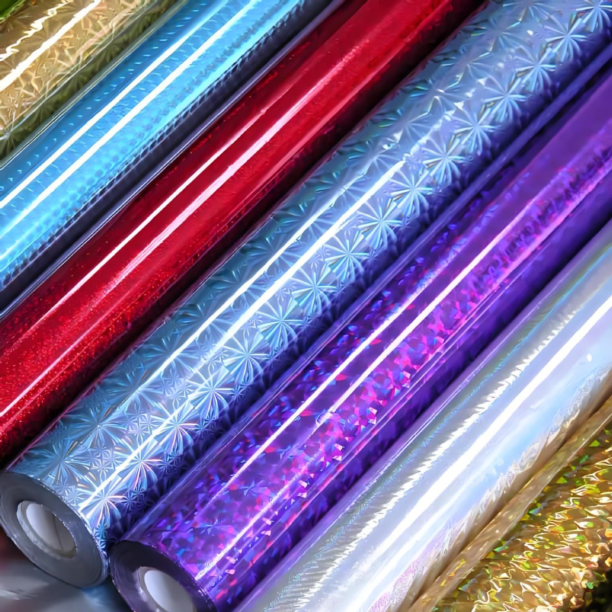 布料纺织品用烫金纸金箔 热转印 耐刮磨不开裂玫瑰金玫瑰金箔哑光